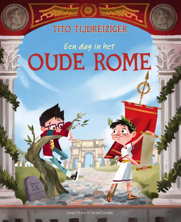 Een dag in het oude Rome – Jacopo Olivieri – boek cover