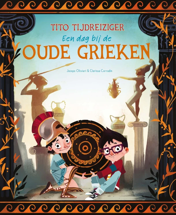 Een dag bij de oude Grieken – Jacopo Olivieri – boek cover