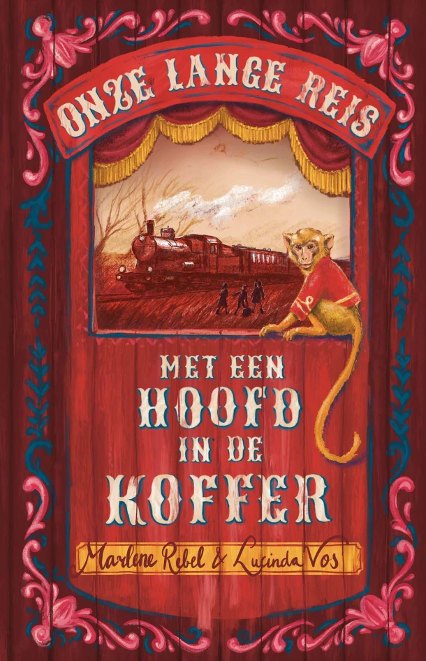 Onze lange reis met een hoofd in de koffer – Marlene Rebel – boek cover