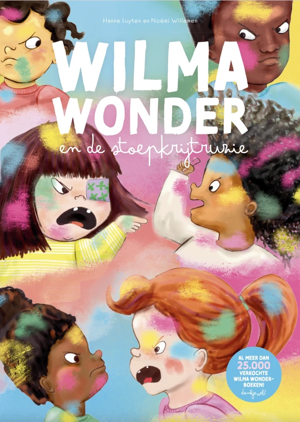Wilma Wonder en de stoepkrijtruzie – Hanne Luyten – boek cover