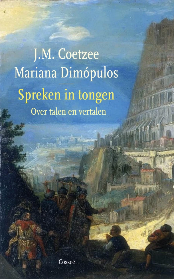 Spreken in tongen – J.M. Coetzee – boek cover