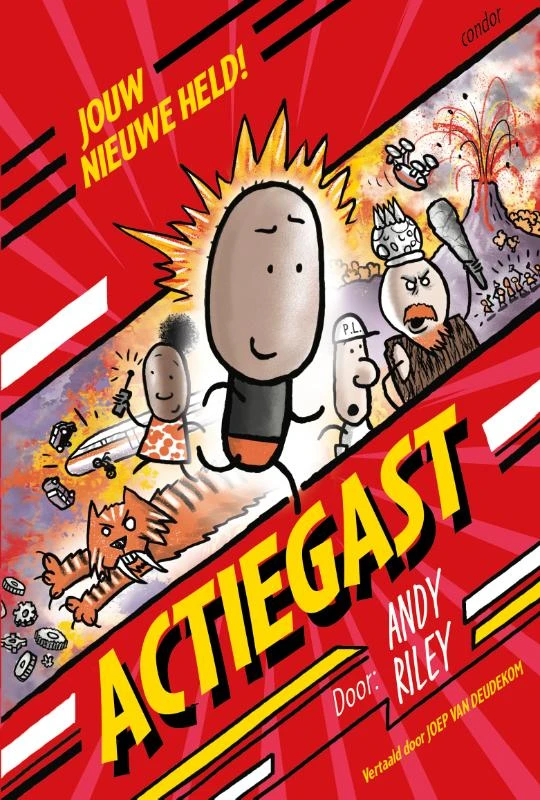 Actiegast – Andy Riley – boek cover