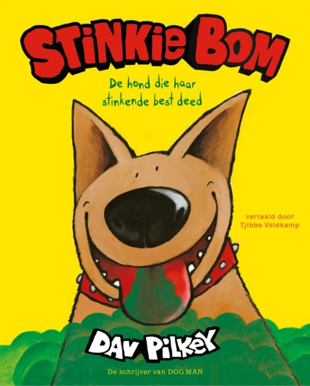 Stinkie Bom – Dav Pilkey – boek cover