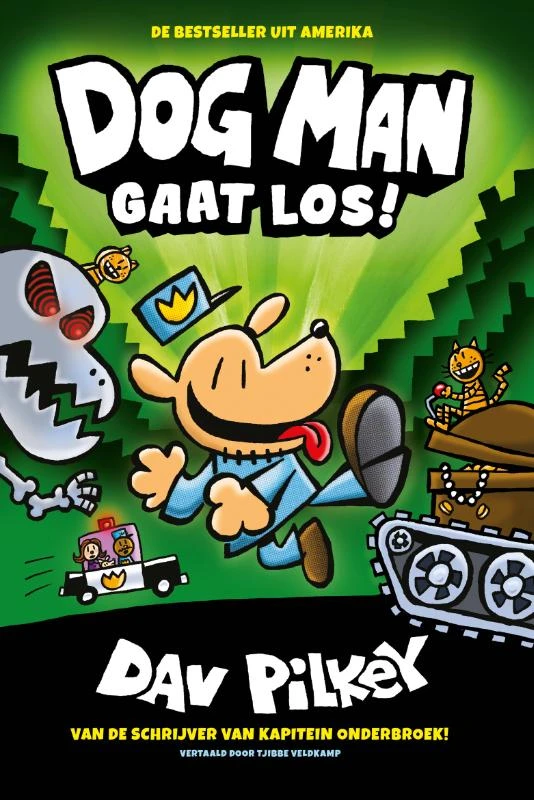Dog Man gaat los! – Dav Pilkey – boek cover