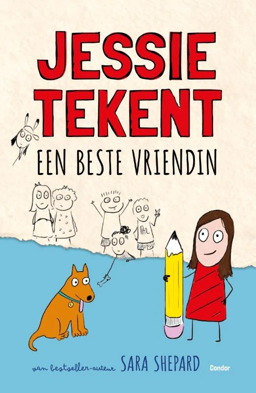 Jessie tekent een beste vriendin – Sara Shepard – boek cover