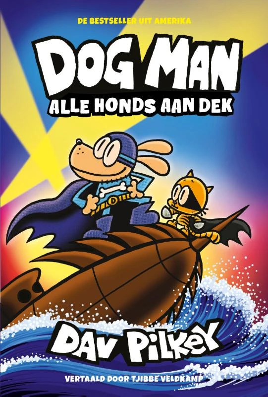 Alle honds aan dek – Dav Pilkey – boek cover