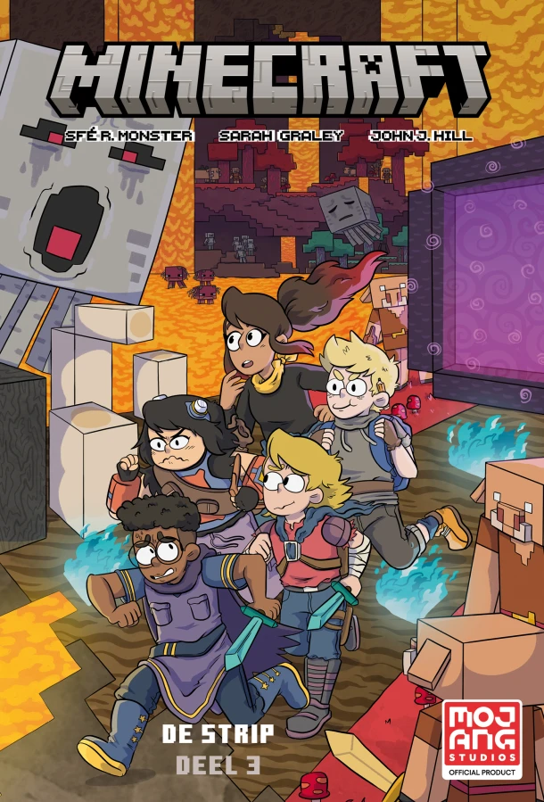 Minecraft - De strip - deel 3 – Sfé R. Monster – boek cover