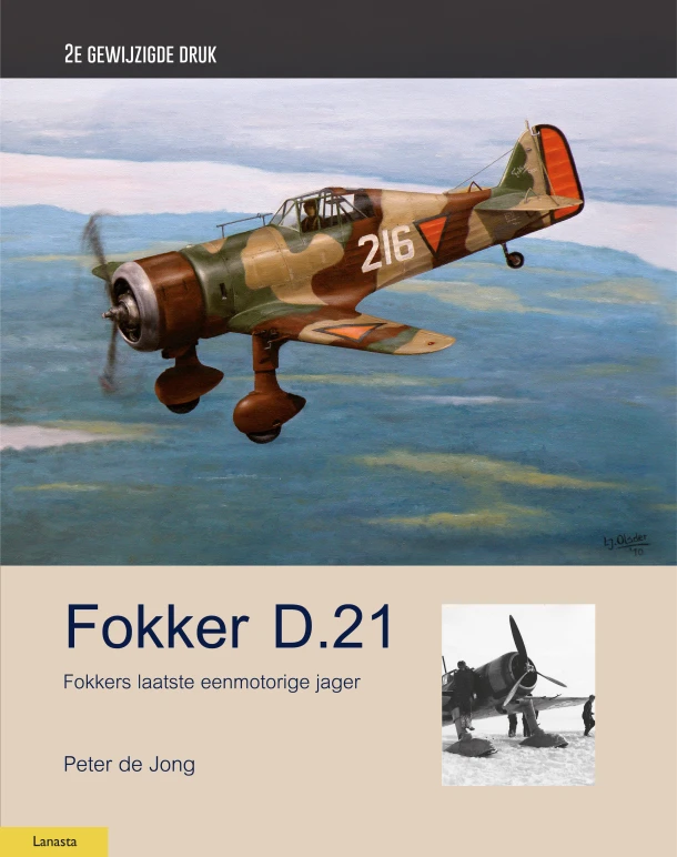 Fokker D.21 – Peter de Jong – boek cover