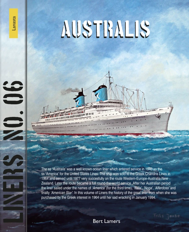 Liners 6: Australis – Bert Lamers – boek cover