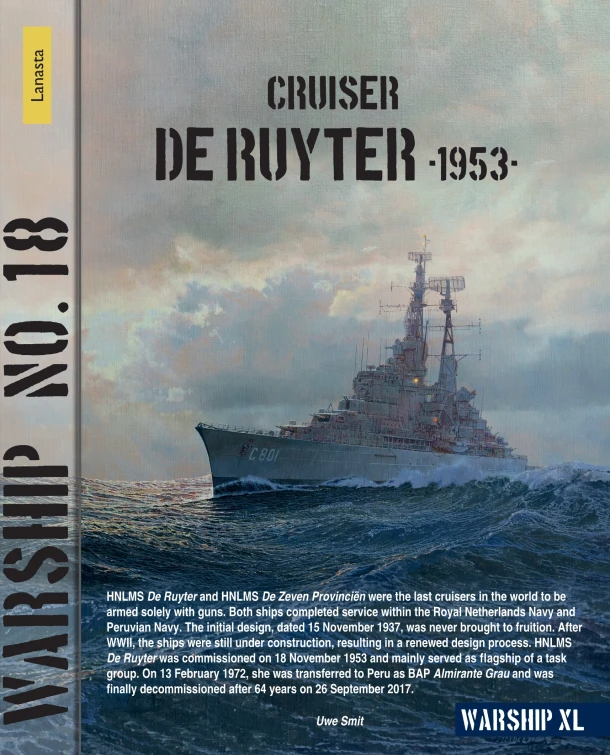 Cruiser De Ruyter 1953 – Uwe Smit – boek cover