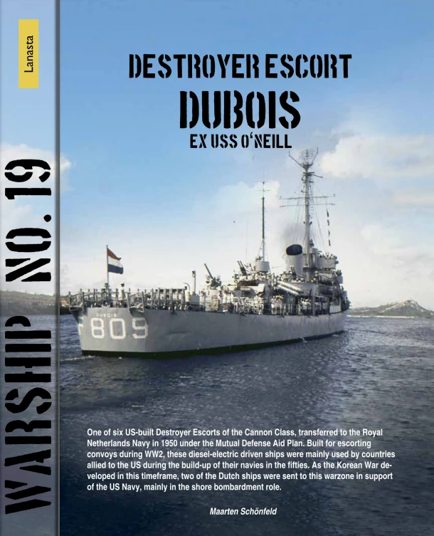 Destroyer Escort Dubois – Maarten Schönfeld – boek cover