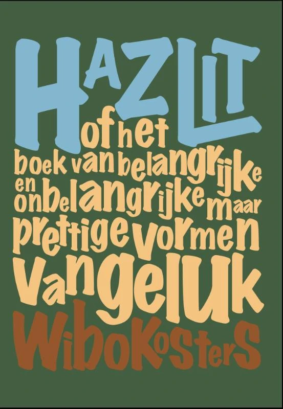 Hazlit – Wibo Kosters – boek cover