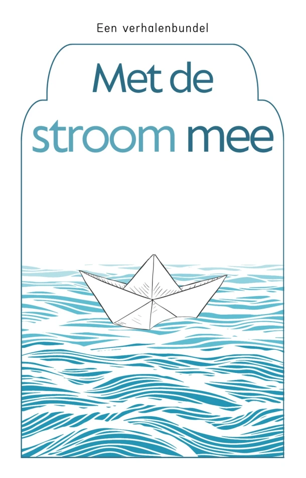 Met de stroom mee – Acht Auteurs – boek cover