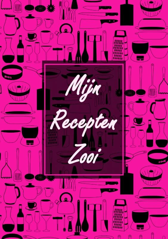 Boekcadeau Vrouw / Boek Cadeau Collega - Blanco Recepten Invulboek - "Mijn Recepten Zooi" – Boek Cadeau – boek cover