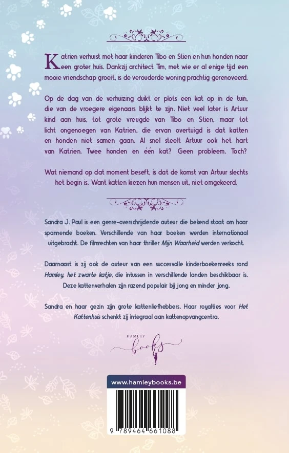 Het Kattenhuis – Sandra J. Paul – boek cover