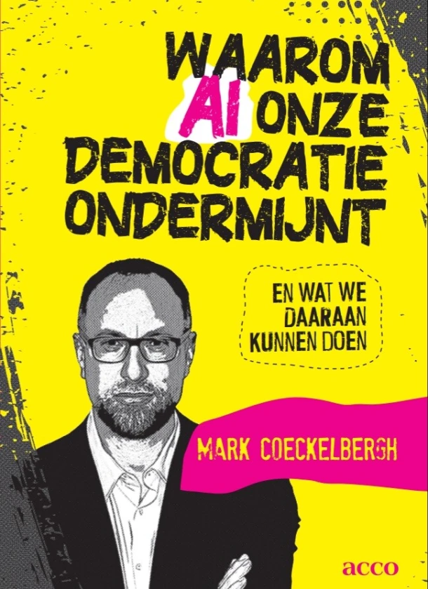 Waarom AI onze democratie ondermijnt en wat we daaraan kunnen doen – Mark Coeckelbergh – boek cover
