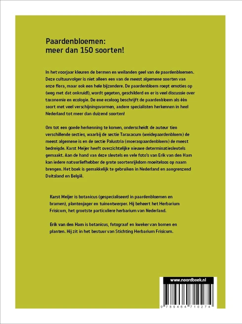 Veldgids Paardenbloemen – Karst Meijer – boek cover
