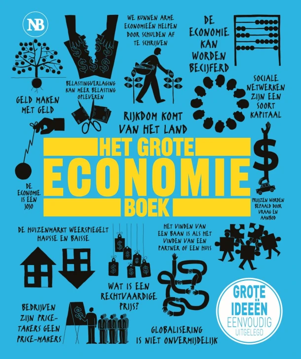 Het grote economieboek – Niall Kishtainy – boek cover