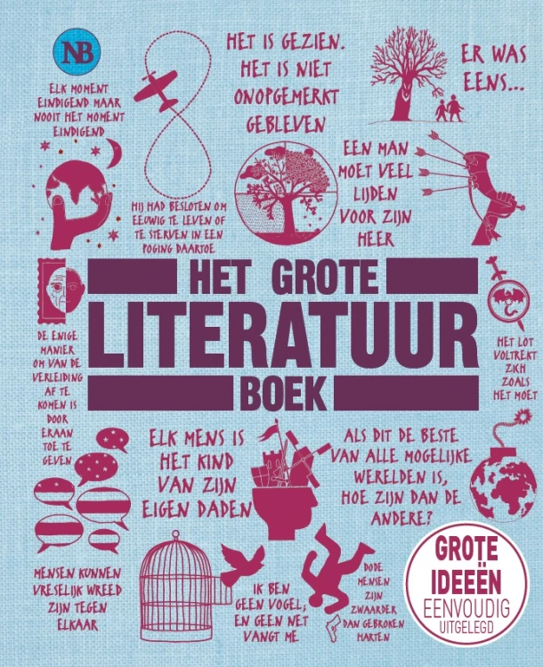 Het grote literatuurboek – Sam Atkinson – boek cover