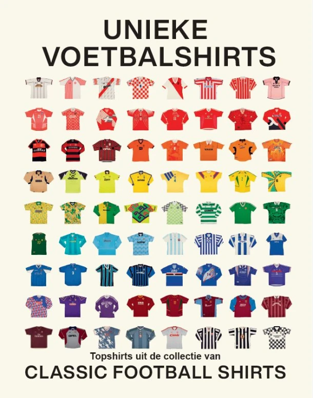 Unieke voetbalshirts – Classical Football Shirts – boek cover