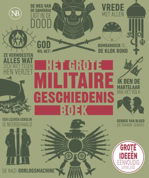 Het grote militaire geschiedenisboek – Adrian Gilbert – boek cover