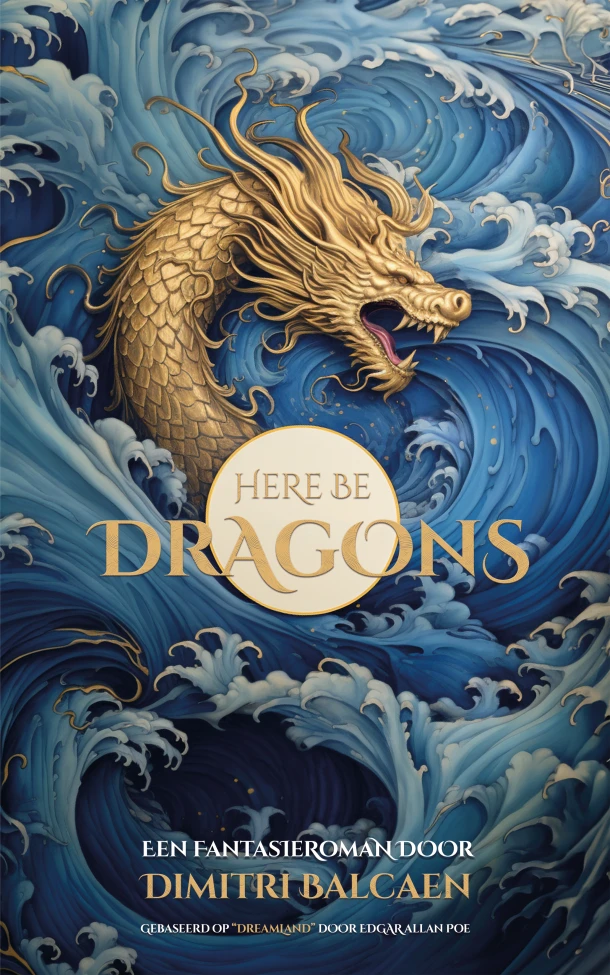 Here be dragons – Dimitri Balcaen – boek cover