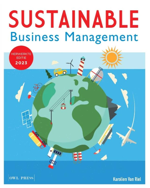 Sustainable Business management 2023 – Karolien van Riel – boek cover