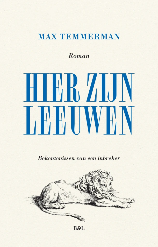 Hier zijn leeuwen – Max Temmerman – boek cover