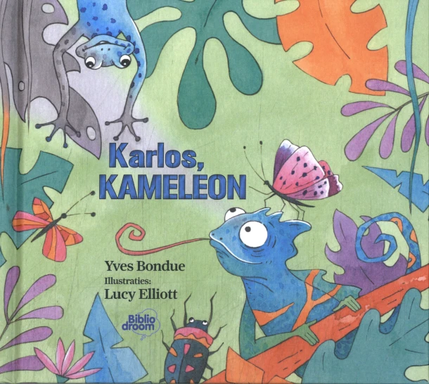 Karlos, kameleon – Yves Bondue – boek cover