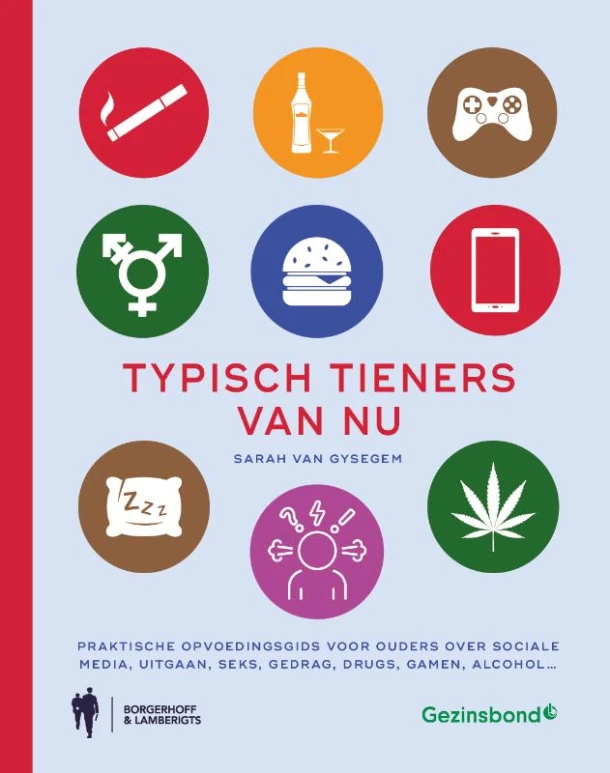 Typisch tieners van nu – Sarah Van Gysegem – boek cover