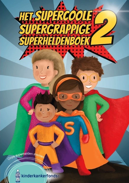 Het supercoole, supergrappige superheldenboek 2 – boek cover