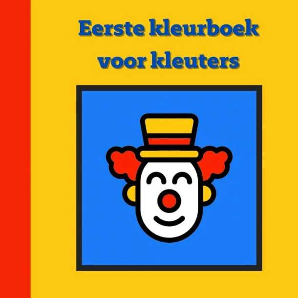 Eerste kleurboek voor kleuters :: Circus – Mieke Stevens – boek cover