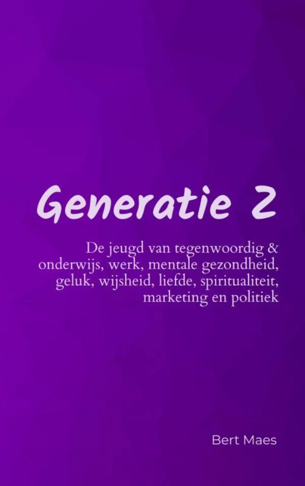 Generatie Z – Bert Maes – boek cover