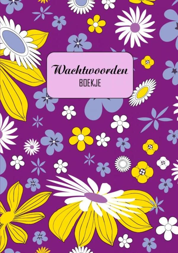 Wachtwoordenboekje – Boek Cadeau – boek cover