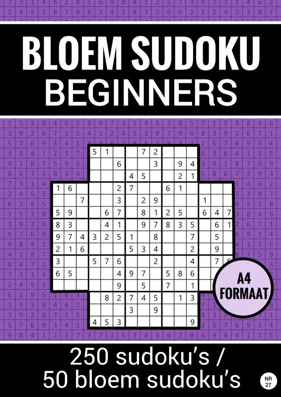 Makkelijke Sudoku: BLOEM SUDOKU - nr. 27 - Puzzelboek met 100 Makkelijke Puzzels voor Volwassenen en Ouderen – Sudoku Puzzelboeken – boek cover