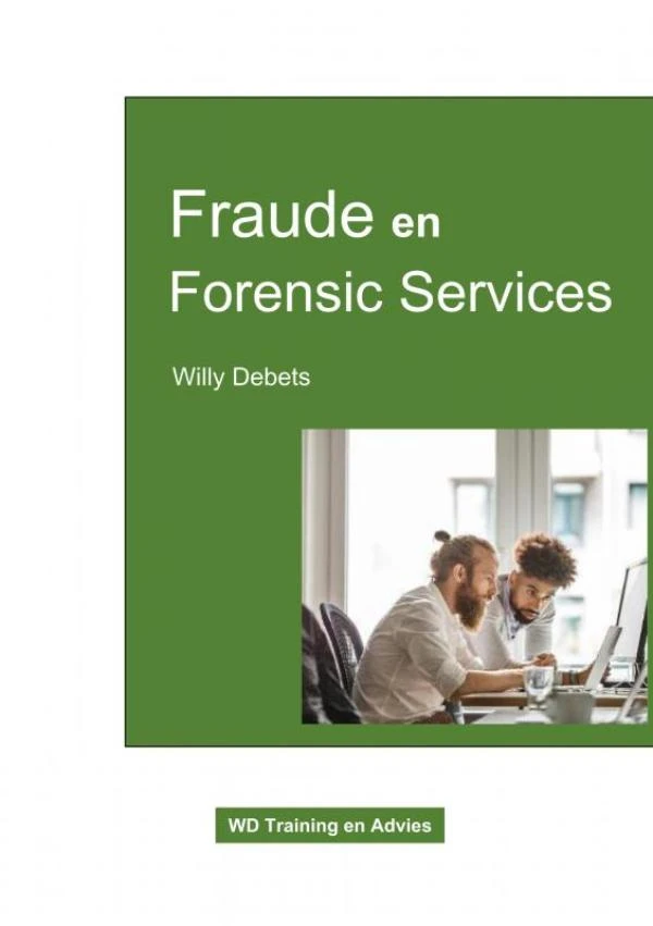 Fraude en Forensic Services – Willy Debets – boek cover
