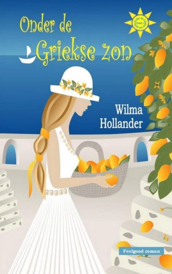 Onder de Griekse zon – Wilma Hollander – boek cover