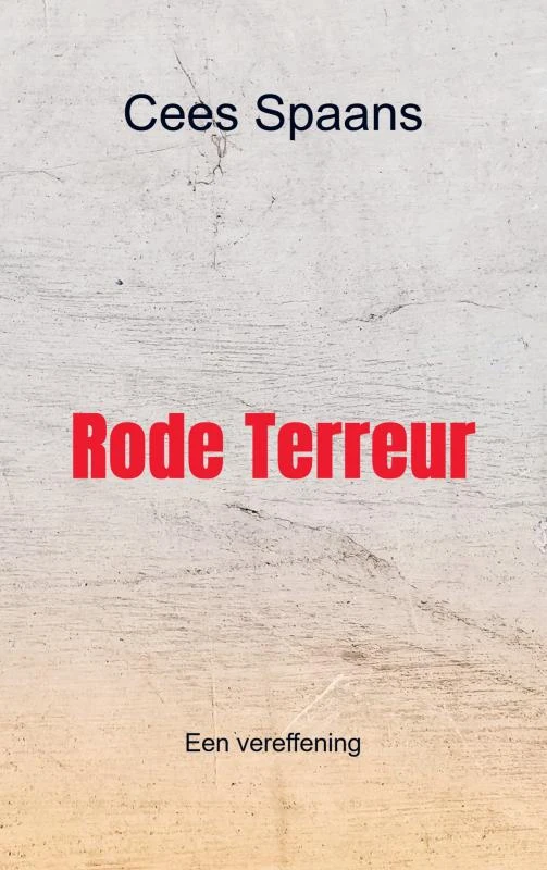 Rode Terreur – Cees Spaans – boek cover