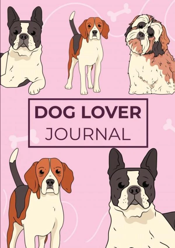Dog lover Journal – Dhr HugoElena – boek cover