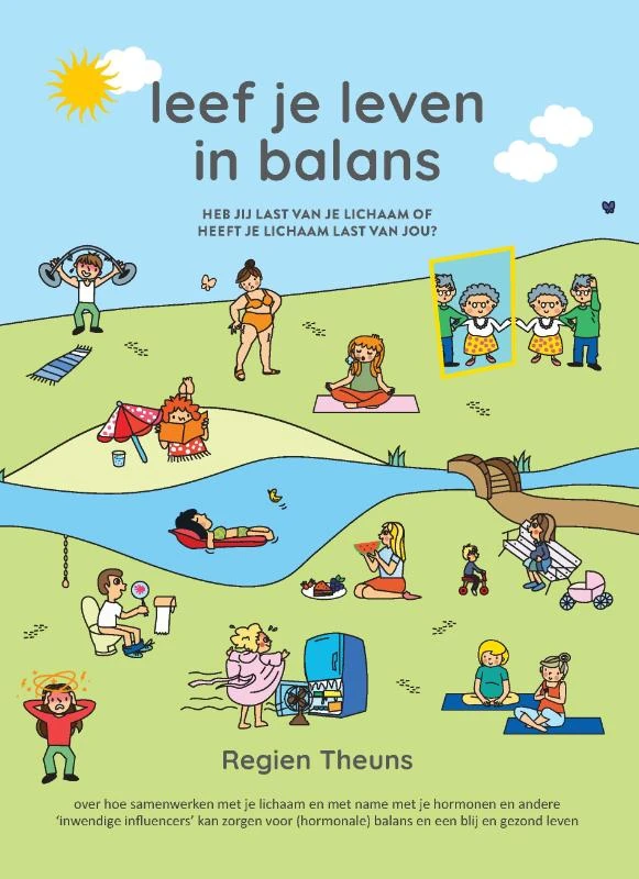 Leef je leven in balans – Regien Theuns – boek cover