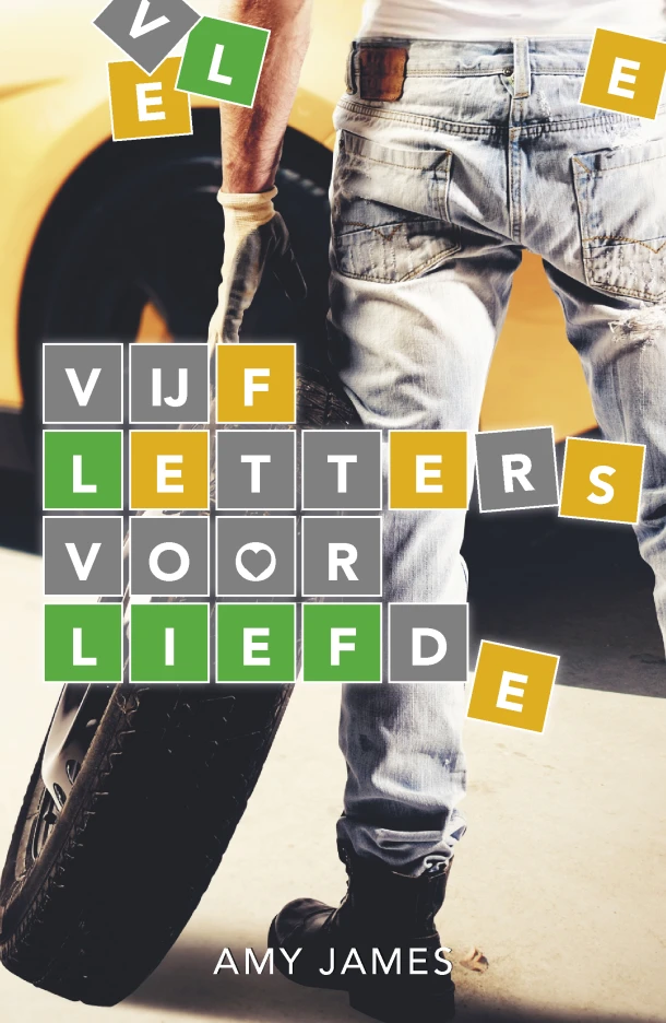 Vijf letters voor liefde – Amy James – boek cover