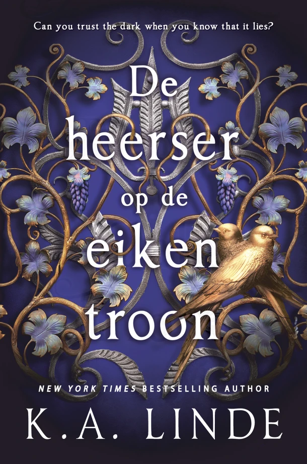 De heerser op de eiken troon – K.A. Linde – boek cover