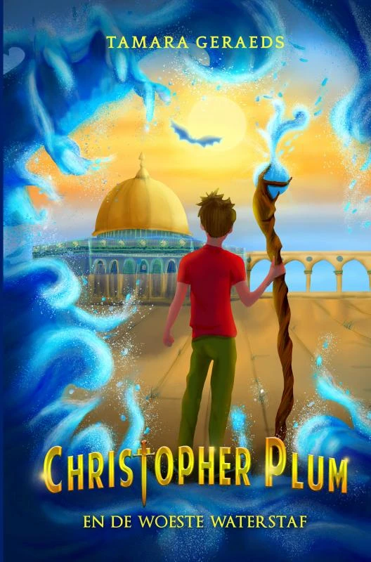 Christopher Plum en de woeste waterstaf – Tamara Geraeds – boek cover