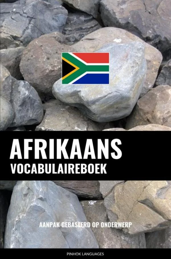 Afrikaans vocabulaireboek – Pinhok Languages – boek cover