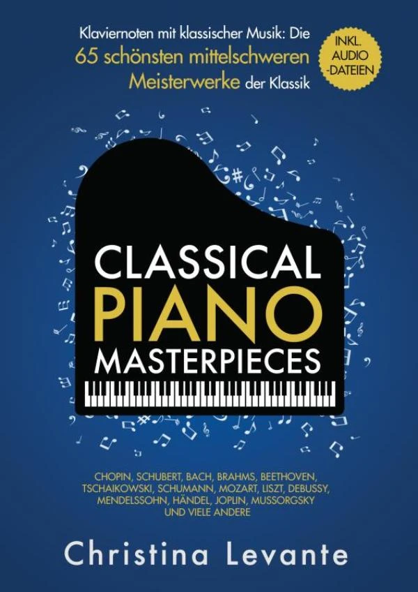 Classical Piano Masterpieces – Christina Levante – boek cover