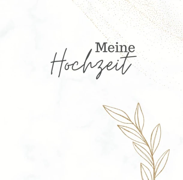 Meine Hochzeit- Hochzeitsgästebuch Premium Hardcover 78 Seiten – Julia S. Klein – boek cover