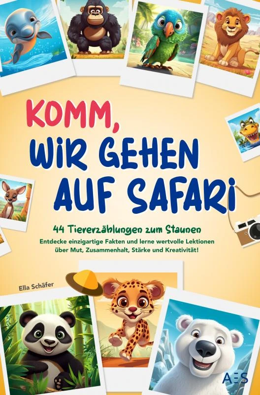 Komm, wir gehen auf Safari – Ella Schäfer – boek cover