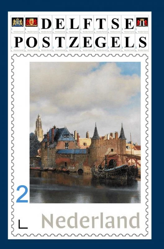 Delftse postzegels – J.W. Stolk – boek cover