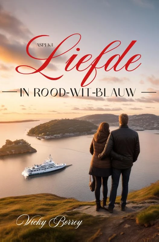 Liefde in rood-wit-blauw – Vicky Borrey – boek cover