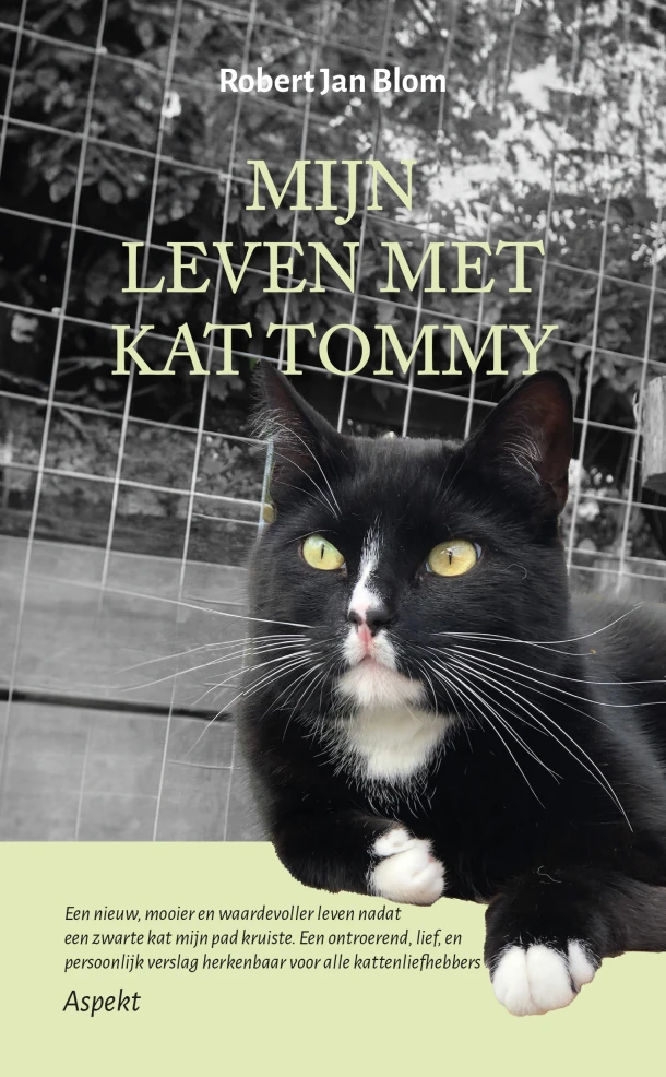 Mijn leven met kat Tommy – Robert Jan Blom – boek cover